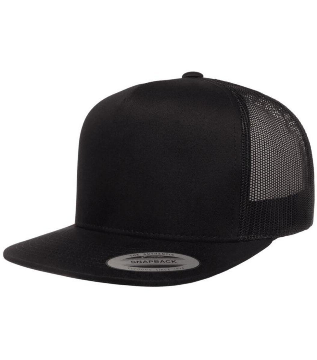 Keps Flexifit FF6006 Classic trucker - KEPS FLEXIFIT CLASSIC TRUCKER SVART FF6006 ONE SIZE