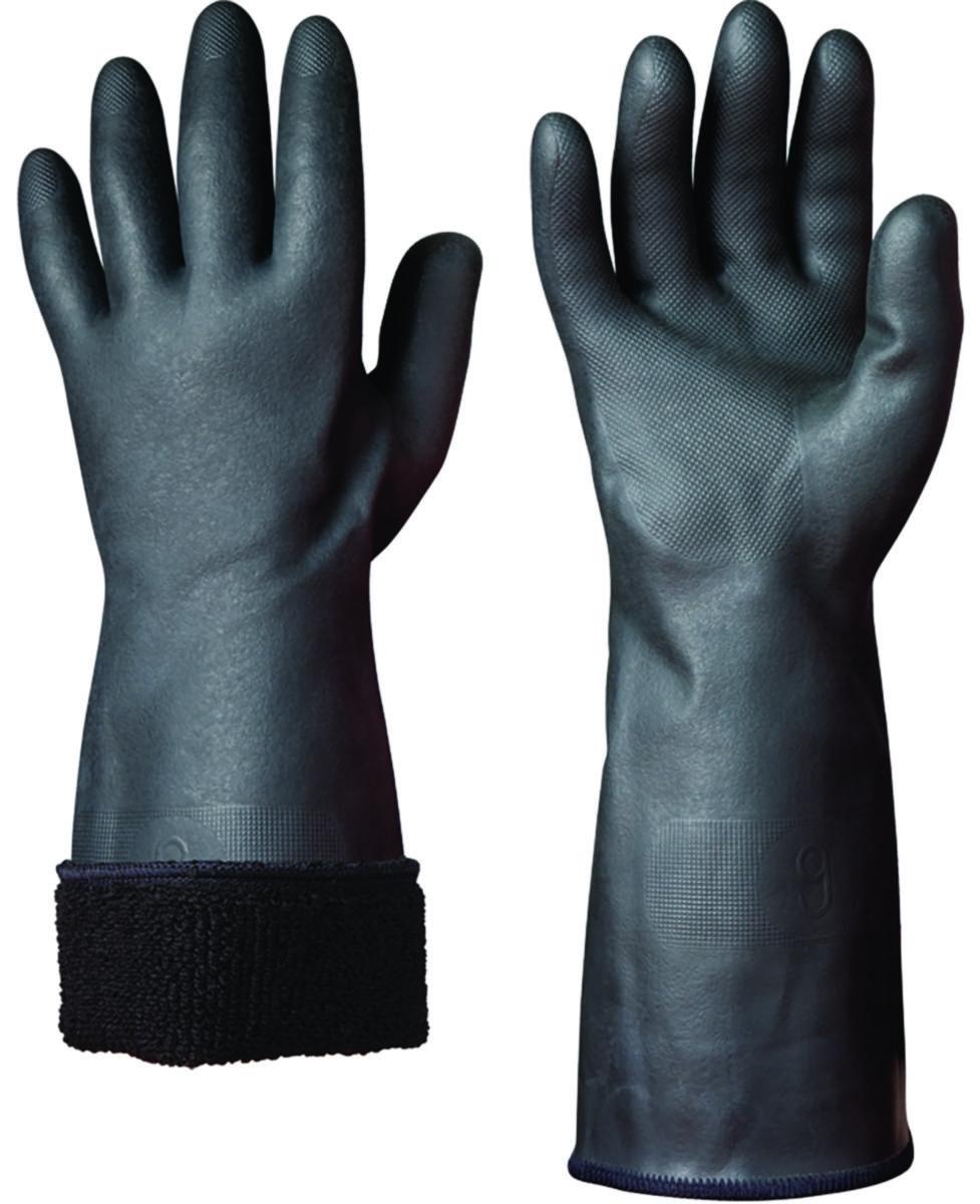 Kemskyddshandske Granberg 114,3000 - KEMHANDSKE GRANBERG 114.3000 NEOPREN SVART FODRAD STL 8