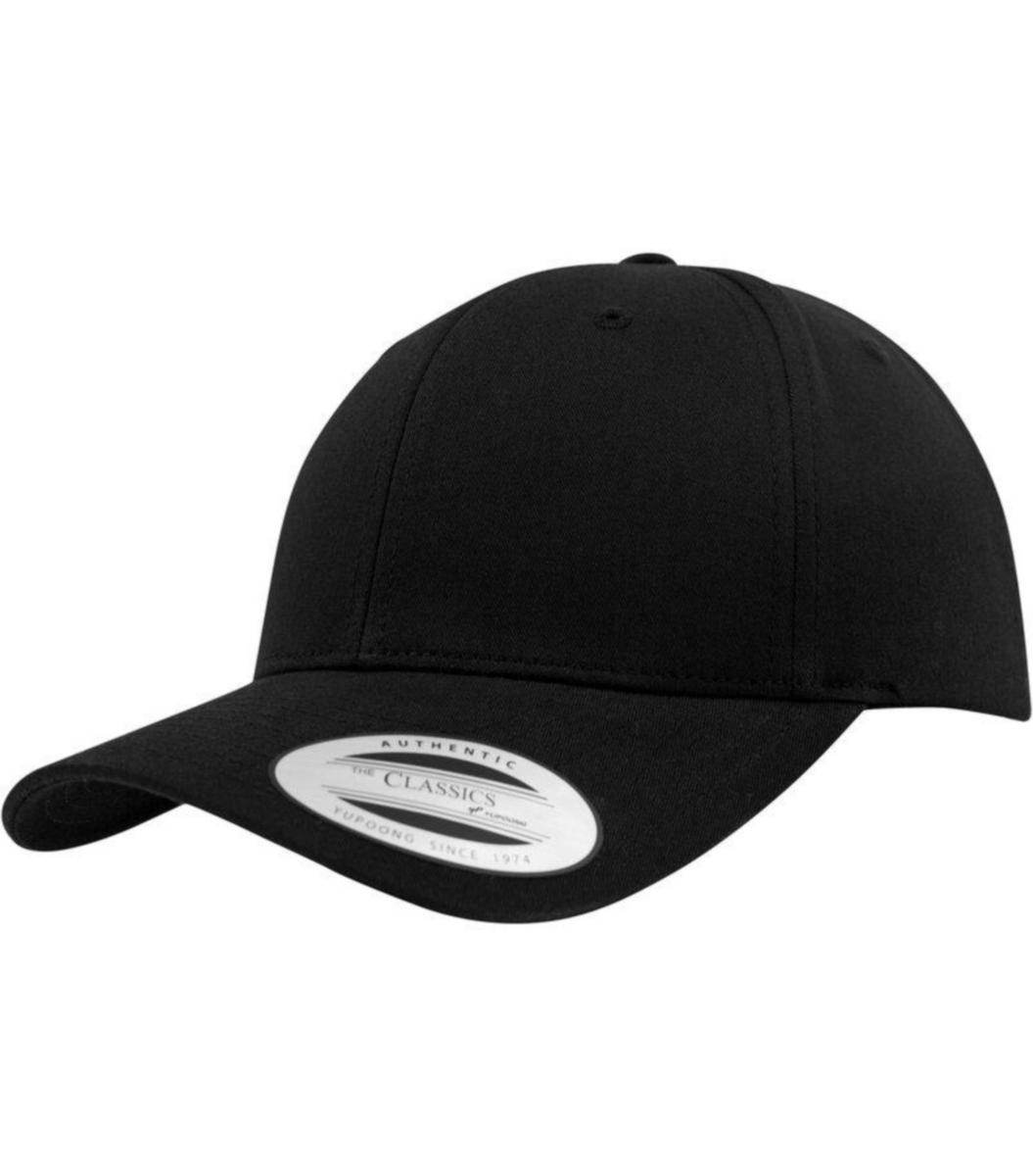 Keps Flexifit FF7706 Curved classic snapback - KEPS FLEXIFIT CURVED CLASSIC SVART FF7706 ONE SIZE