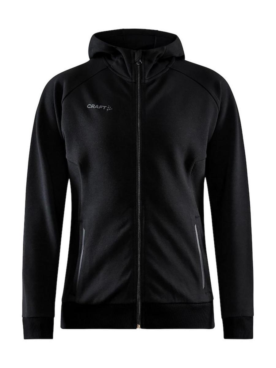 Tröja Craft 1910626 Core Soul Dam - HUVTRÖJA CRAFT 1910626 DAM CORE SOUL FULL ZIP SVART S