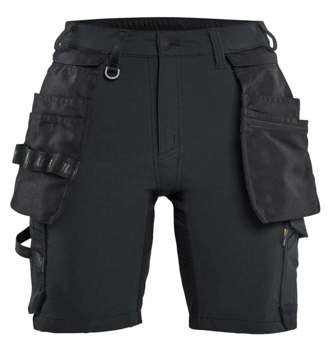 Shorts Blåkläder 7124-1645 Dam - SHORTS BLK 7124-1645 DAM SVART/SVART HF STL C48