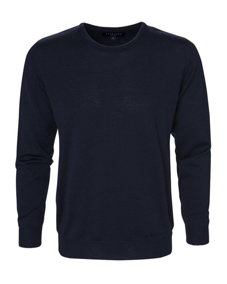 Tröja Berkeley Wilton 1722 - TRÖJA WILTON CREW NECK 1722 MERINO MARIN 3XL