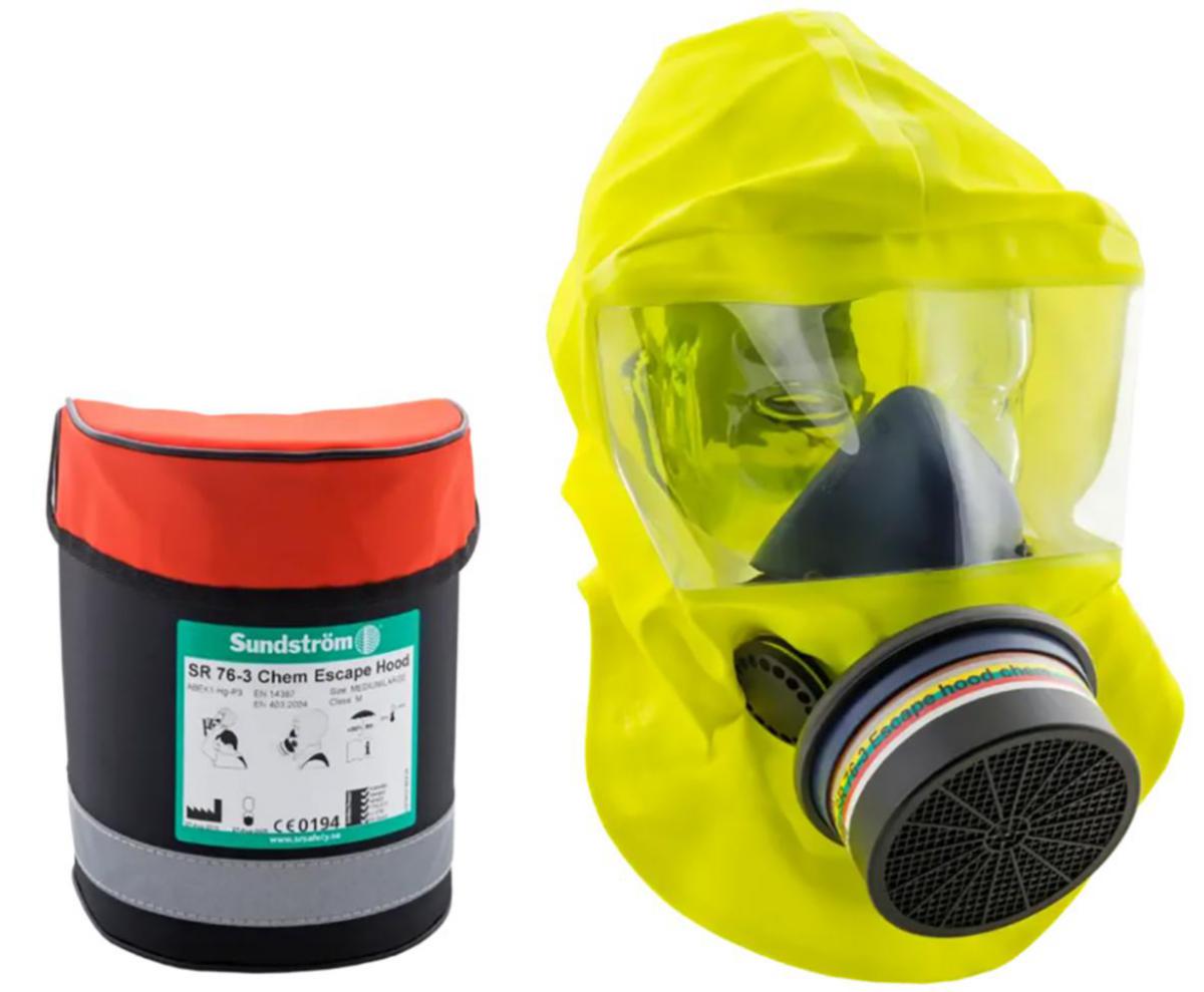 Flykthuva Sundström m. filter SR 76-3 ABEK1-HG-P3 - SUNDSTRÖM FLYKTHUVA M FILTER SR 76-3 ABEK1-HG-P3 S/M MOBIL