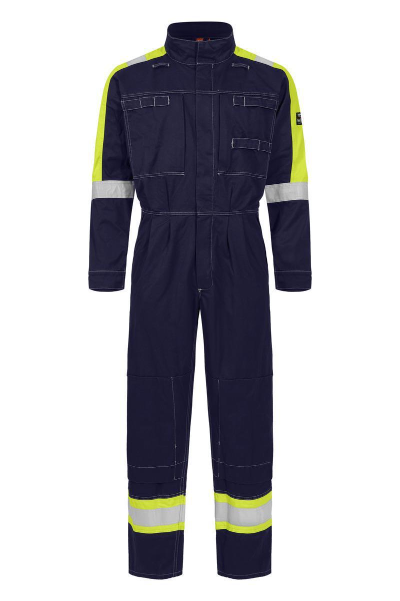 Overall Tranemo 5716-88 - OVERALL TRANEMO 5716-88 MARIN/ GUL CANTEX FLAM STL XXXL