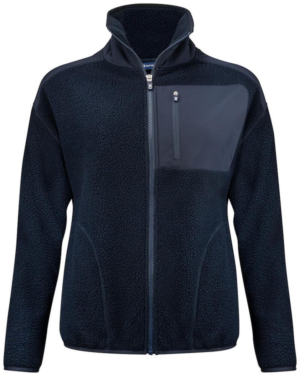 Fleecejacka Cutter & Buck Cascade Dam - FLEECEJACKA C&B SHERPA 351471 DAM MÖRK MARIN STL XXL