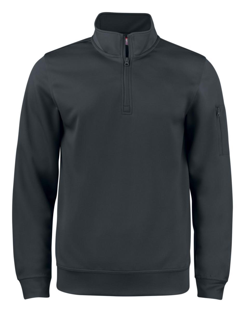 Tröja Clique Basic halfzip 021013 - TRÖJA CLIQUE BASIC 021013 HALF ZIP SVART STL M