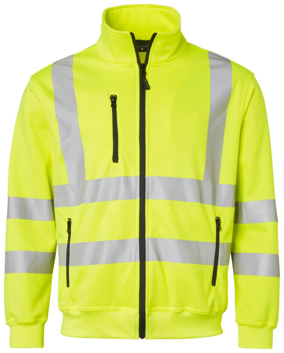 Tröja Top Swede 170 - TRÖJA TOPSWEDE 170 HELZIP VARSEL GUL KL.3 STL L