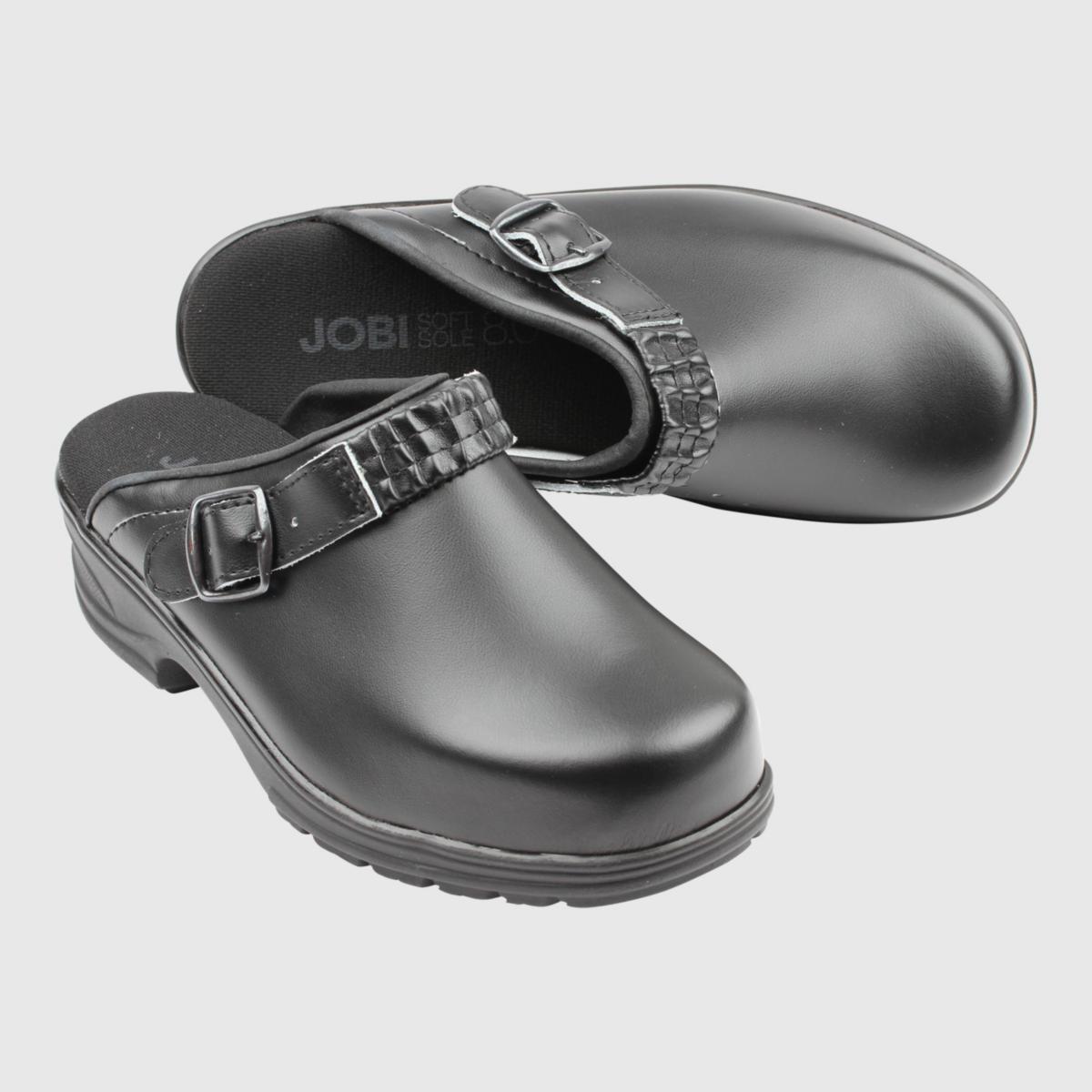 Yrkestoffel JOBI SoftSole 20330 - YRKESTOFFEL JOBI SOFTSOLE 8.0 SKINN SRC SVART STL 43