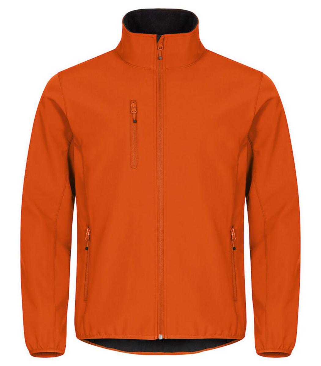 Jacka Clique 0200910 Classic Softshell - JACKA CLIQUE 0200910 CLASSIC SOFTSHELL ORANGE STL XXL