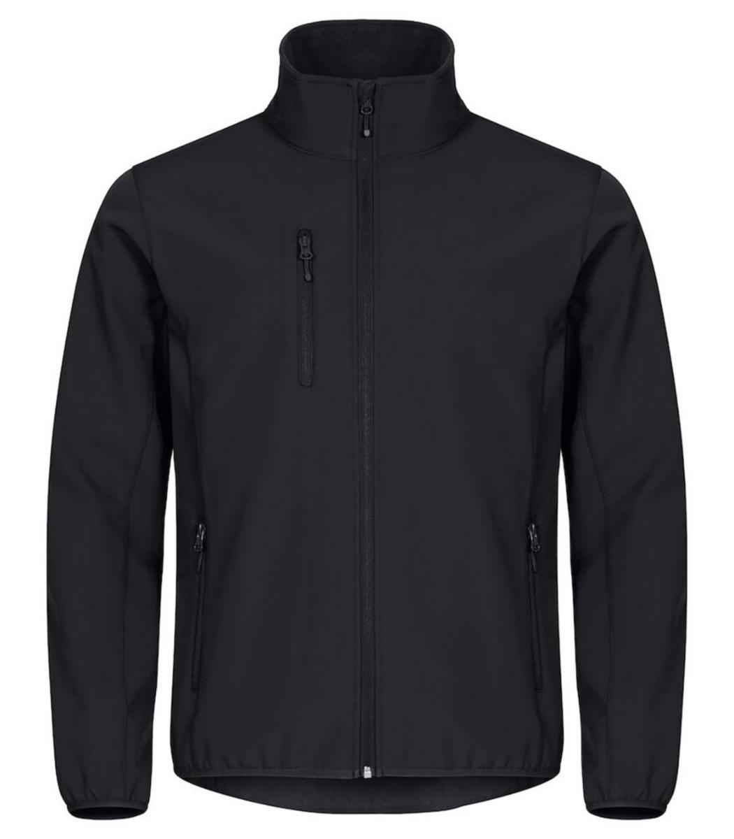 Jacka Clique 0200910 Classic Softshell - JACKA CLIQUE 0200910 CLASSIC SOFTSHELL SVART STL XL