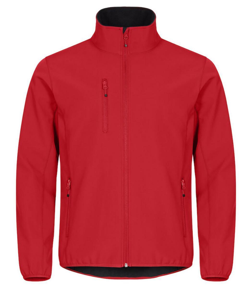 Jacka Clique 0200910 Classic Softshell - JACKA CLIQUE 0200910 CLASSIC SOFTSHELL RÖD STL 3XL