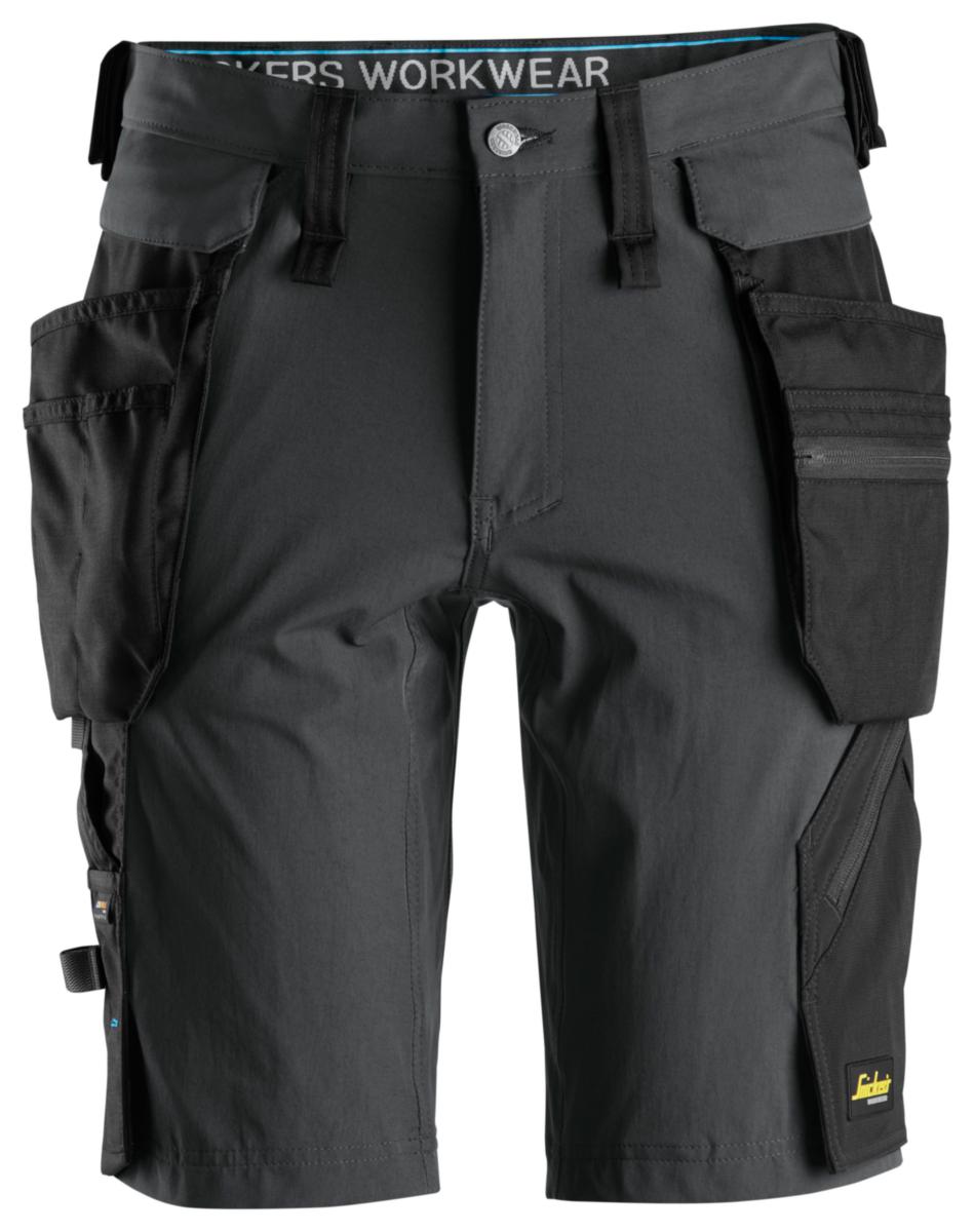 Shorts Snickers 6108 - SHORTS SNICKERS 6108-5804 GRÅ/SVART LW HF STL 48