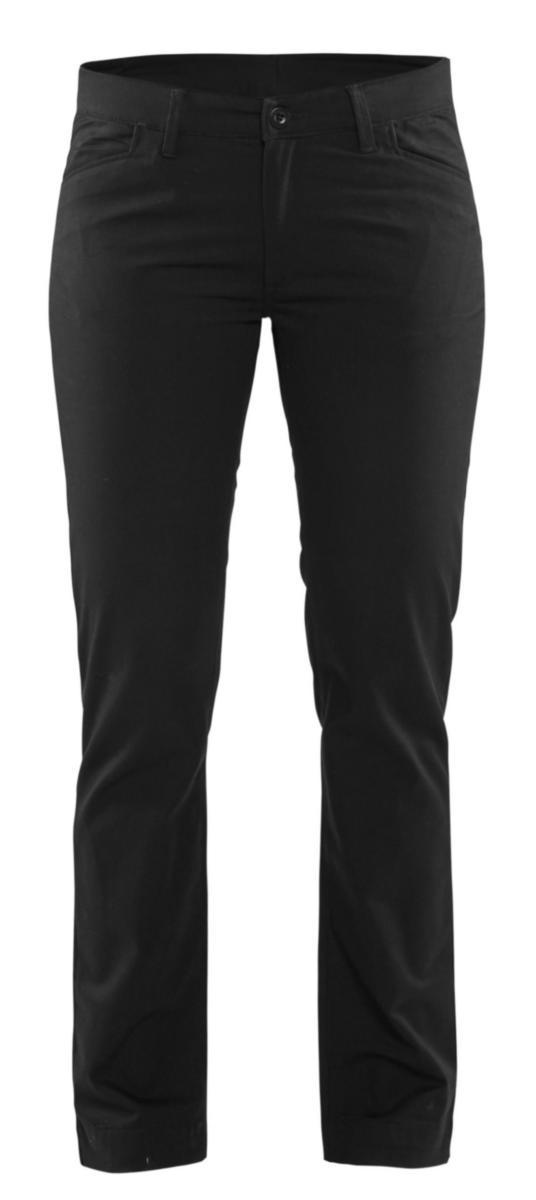 Midjebyxa Blåkläder 7165-1830 dam - MIDJEBYXA BLK 7165-1830 DAM CHINOS SVART D23