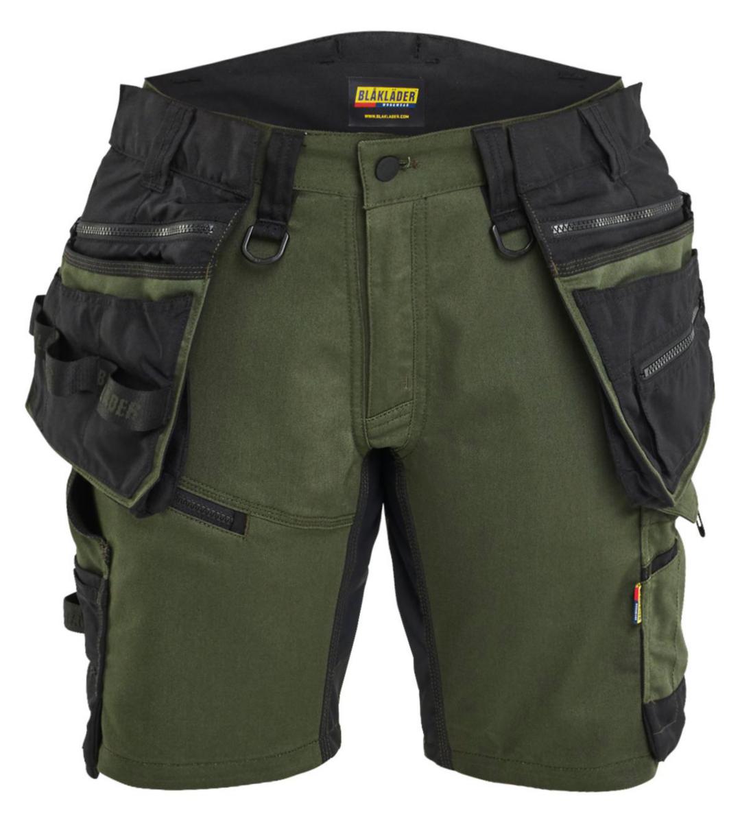 Shorts Blåkläder 7175-1149 Striker Dam - SHORTS BLK 7175-1149 STRIKER DAM GRÖN/SVART STL C36