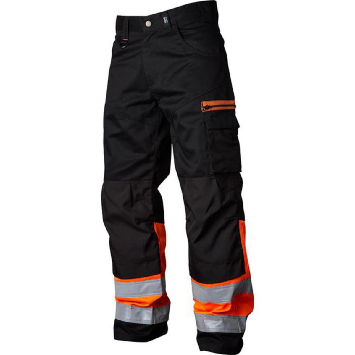 Midjebyxa Vidar V5005 - MIDJEBYXA TOPSWEDE V5005 VARSEL SVART/ORANGE C148