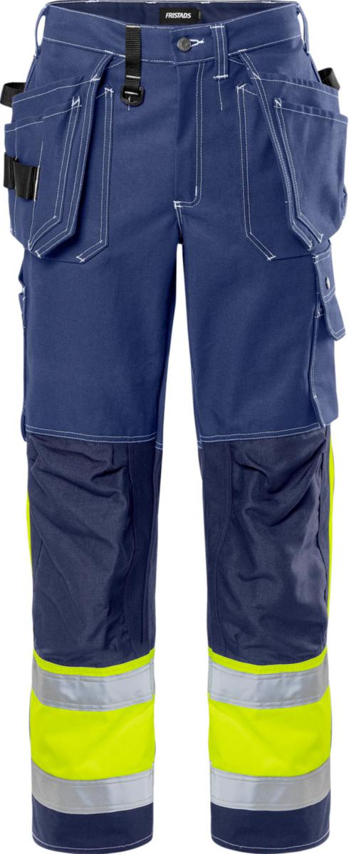 Midjebyxa Fristads 247 FAS - MIDJEBYXA FK 247 FAS BLÅ/GUL VARSEL KLASS 1 STL C154