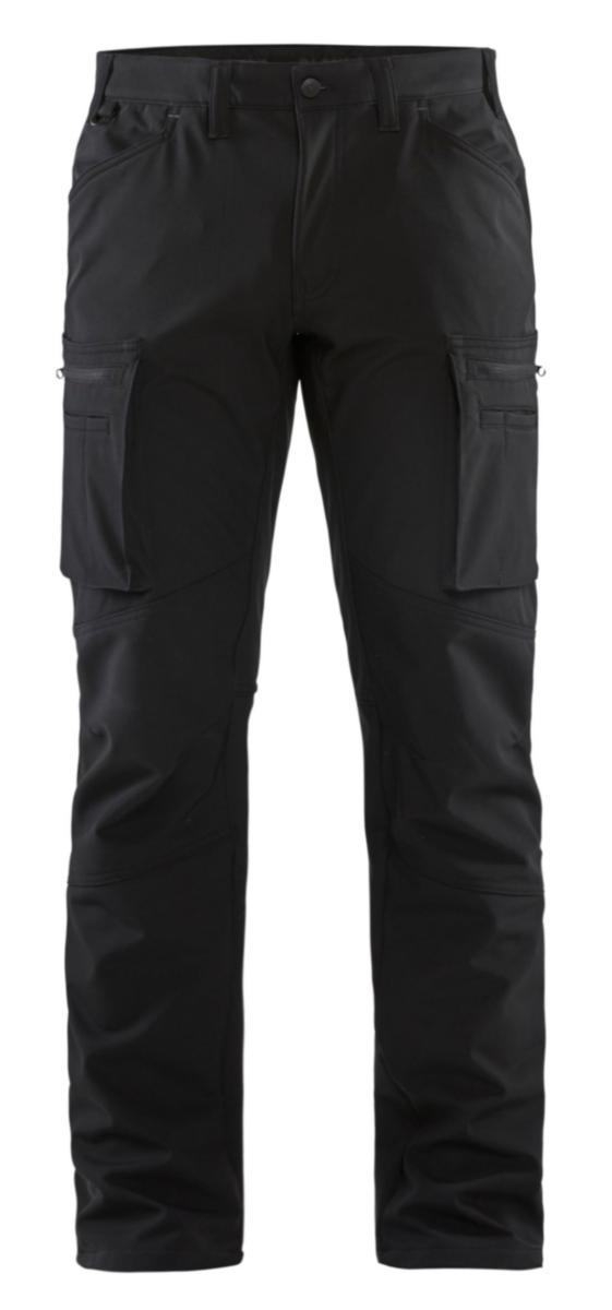 Midjebyxa Blåkläder 1477-2513 - SOFTSHELLBYXA BLK 1477-2513 SVART STL D96