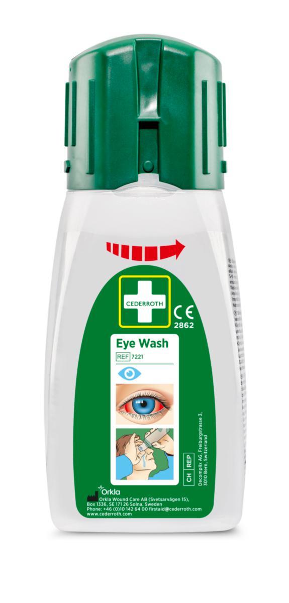 Ögonduschflaska Cederroth buffrad 7221 fickmodell - ÖGONDUSCH FICKMODELL CEDERROTH 7221 ENGÅNGSBRUK 235 ML