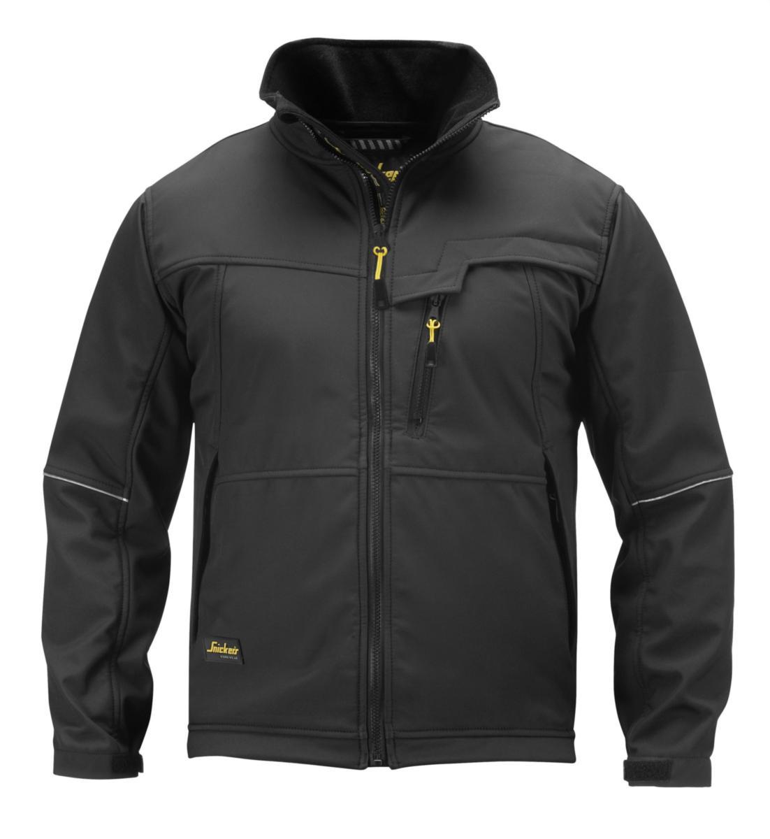 Softshelljacka Snickers 1212 - JACKA SNICKERS 1212-0400 SVART SOFTSHELL STL L
