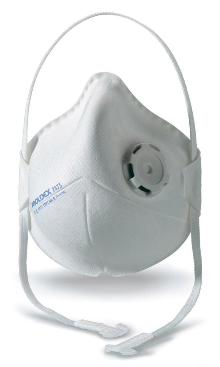 Filtrerande halvmask Moldex 2475 vikbar - FILTRERANDE HALVMASK MOLDEX 247501 FFP2DNR VIKBAR M VENT