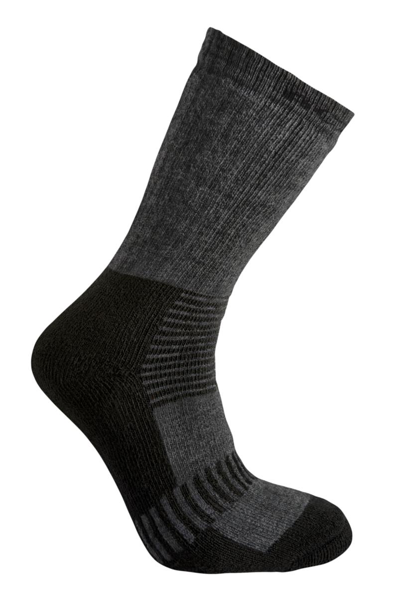 Strumpa Bola 12204 Sarek - STRUMPA BOLA 12204 SAREK ULL KRAFTIG GRÅ/SVART STL 35-39