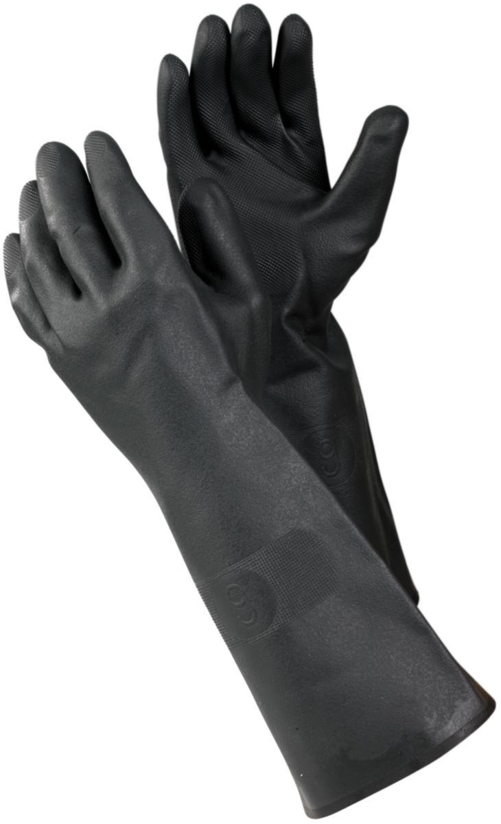 Kemskyddshandske Tegera 241 - HANDSKE TEGERA 241 SVART LATEX/NEOPREN STL 8